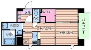 リノチェロンテ靭公園の物件間取画像